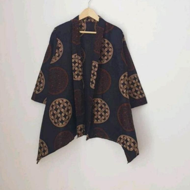 Promo Blazer Batik Wanita Katun Modern Kekinian M-Xxl