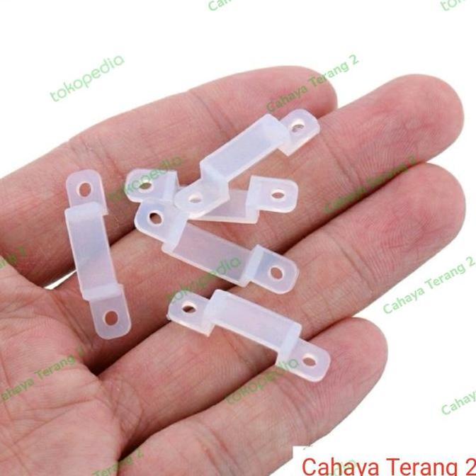 KLEM LAMPU LED STRIP SELANG TRANSPARAN/KLEM LED STRIP (PER 1 PCS) PM99
