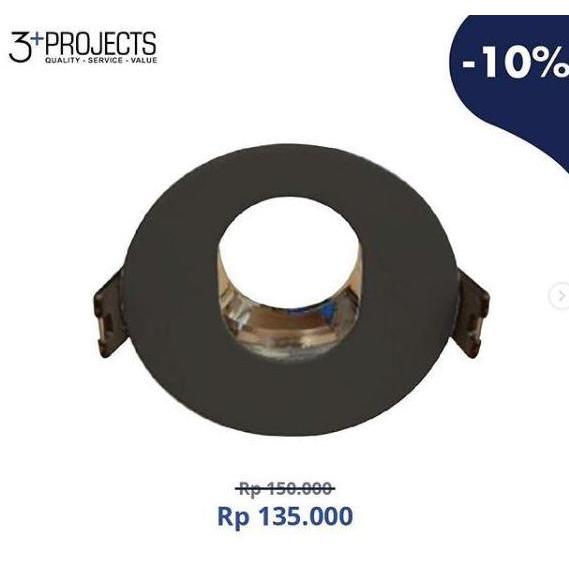Downlight Trim Oval- Rumah Lampu Downlight