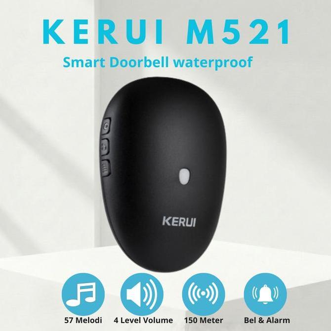 KERUI Receiver M521 Wireless Bel Rumah wireless Multi Tone