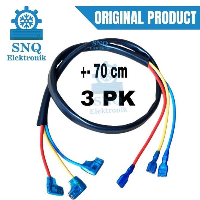DF320 - Kabel kompresor AC 3 PK panjang 70cm - Kabel soket kompresor AC 3PK panjang kabel 70 cm