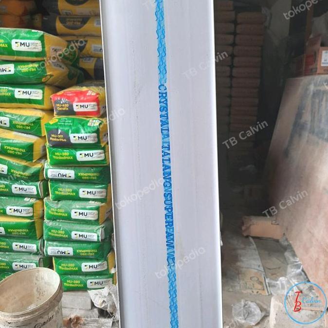 DE185 - Talang Air PVC Kotak 4 inch AW per batang