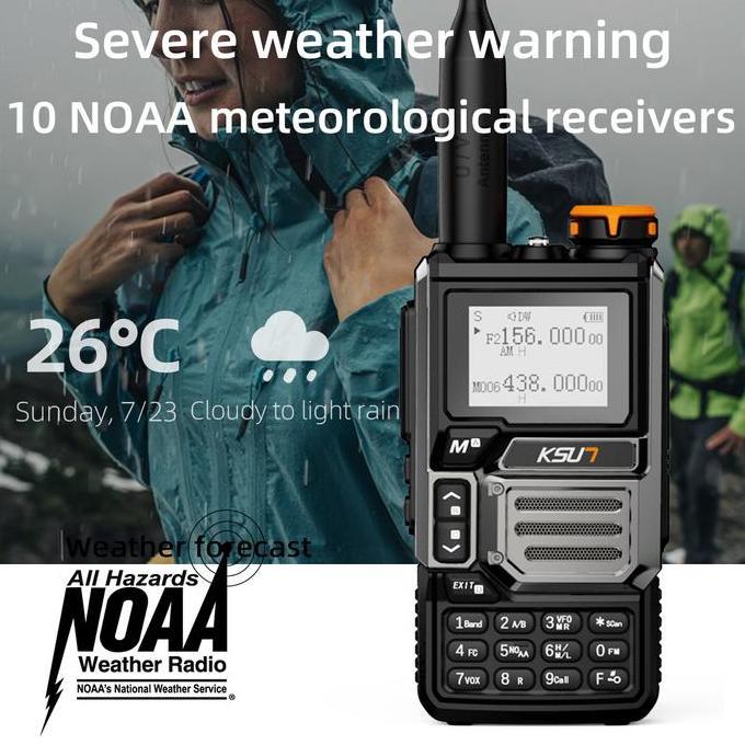 KSUN X-TFSI WALKIE TALKIE ALLBAND HANDY TALKY 200 CHANNELS HT JARAK JAUH 5KM