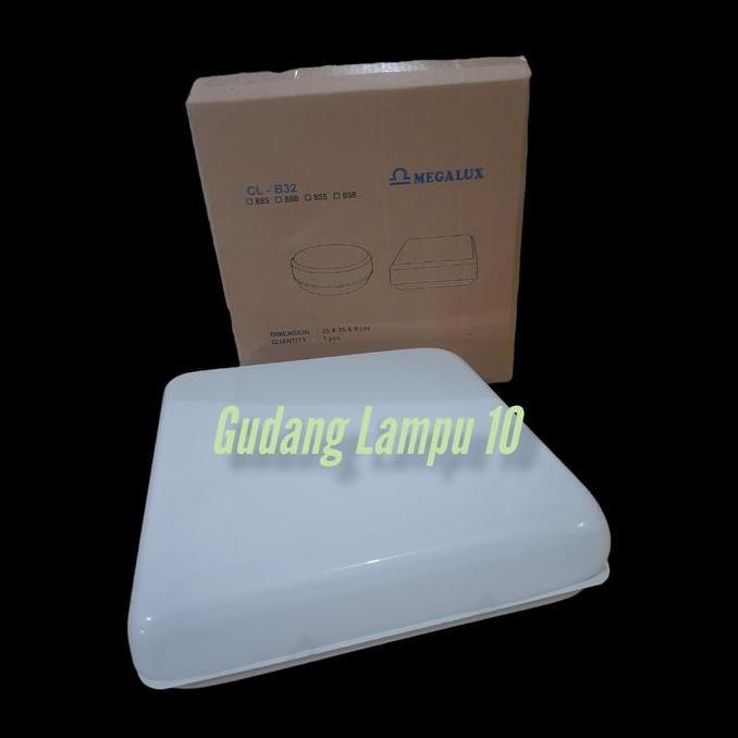 Kap Lampu Baret Kotak Kosongan(CLSN 32 )