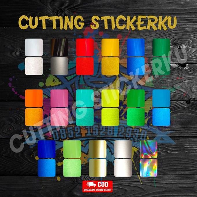 Custom Cutting Sticker Satuan - Motorcycle