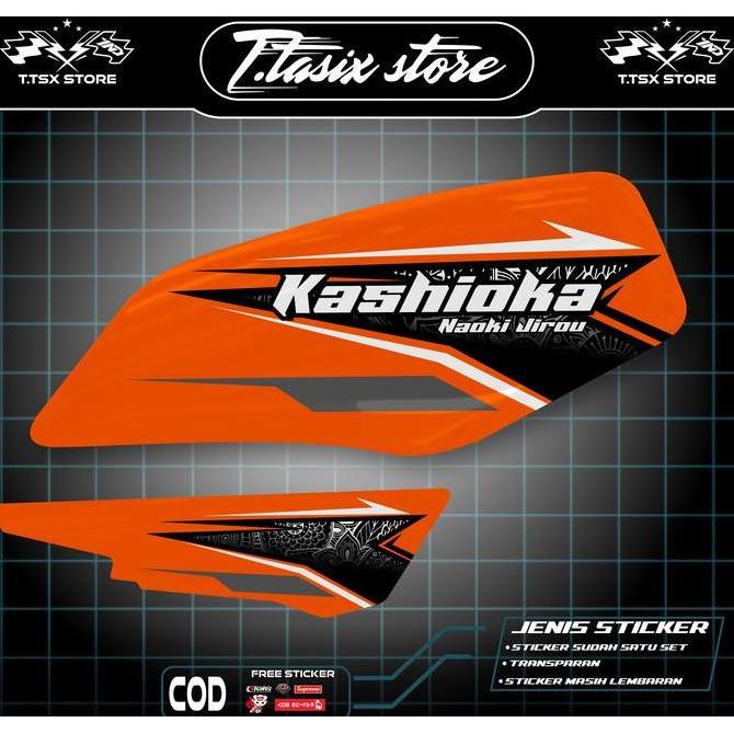 STRIPING RX KING TRANSPARAN/STIKER MOTOR RX KING CUSTOM BAHAN TRANSPARAN