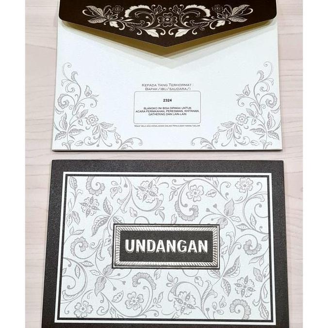 Blangko Kosong Undangan ERBA 2324 Isi 100 Lembar