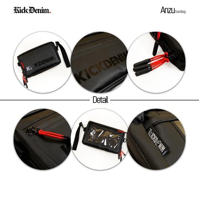 Murah Kick Denim - Tas Handbag Selempang Slingbag Warna Hitam - Hb Anzu