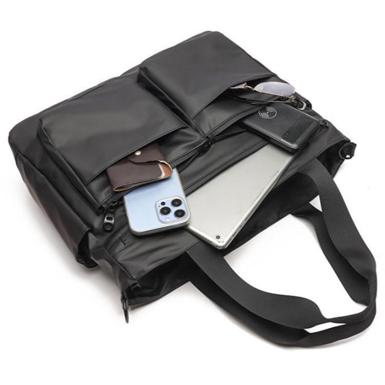 BIG PROMO Tas Tote Bag Pria Sling bag Import Tas Selempang Bahu Pria Tas Kerja Selempang Laptop Anti