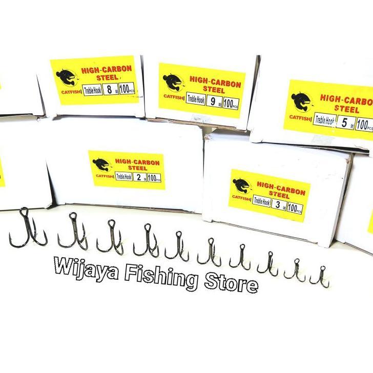 Mata Pancing Triple Trible Hook Catfsih Per 1 Kotak