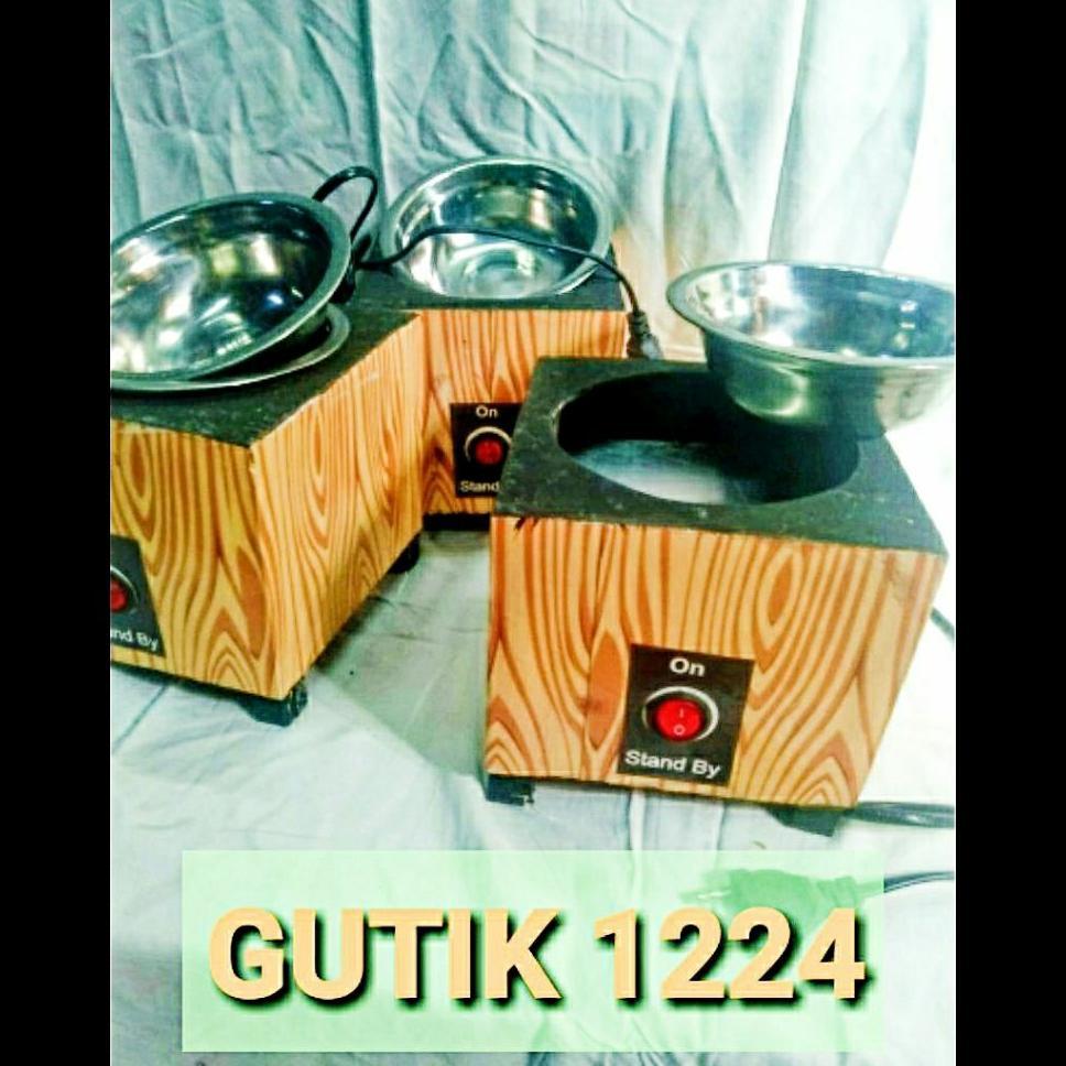 Kompor Listrik Batik Kayu 50W Dengan Pengatur Suhu Dan Pemanas Malam Terpisah