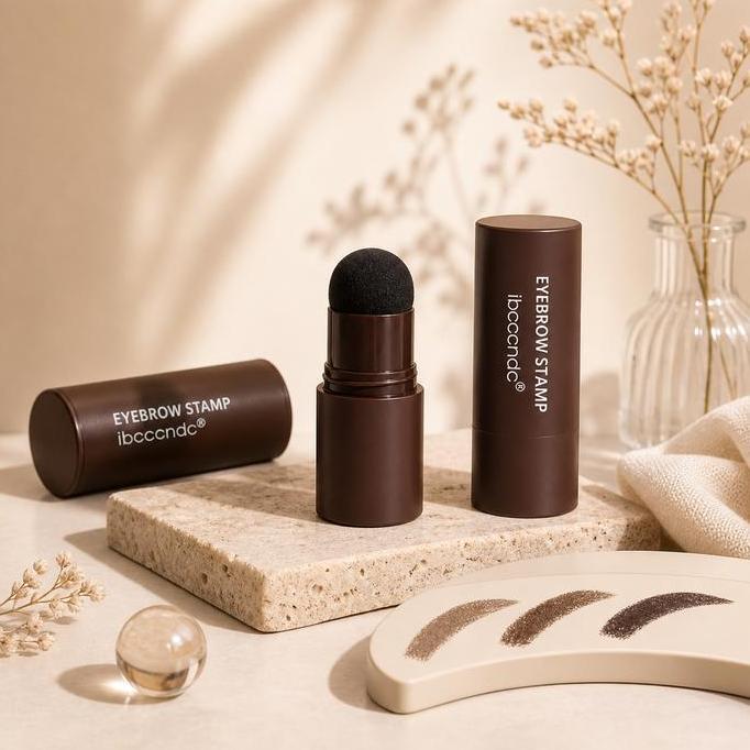Cetakan Alis Instan - Stamp Alis (Black, Dark Brown, natural brown)