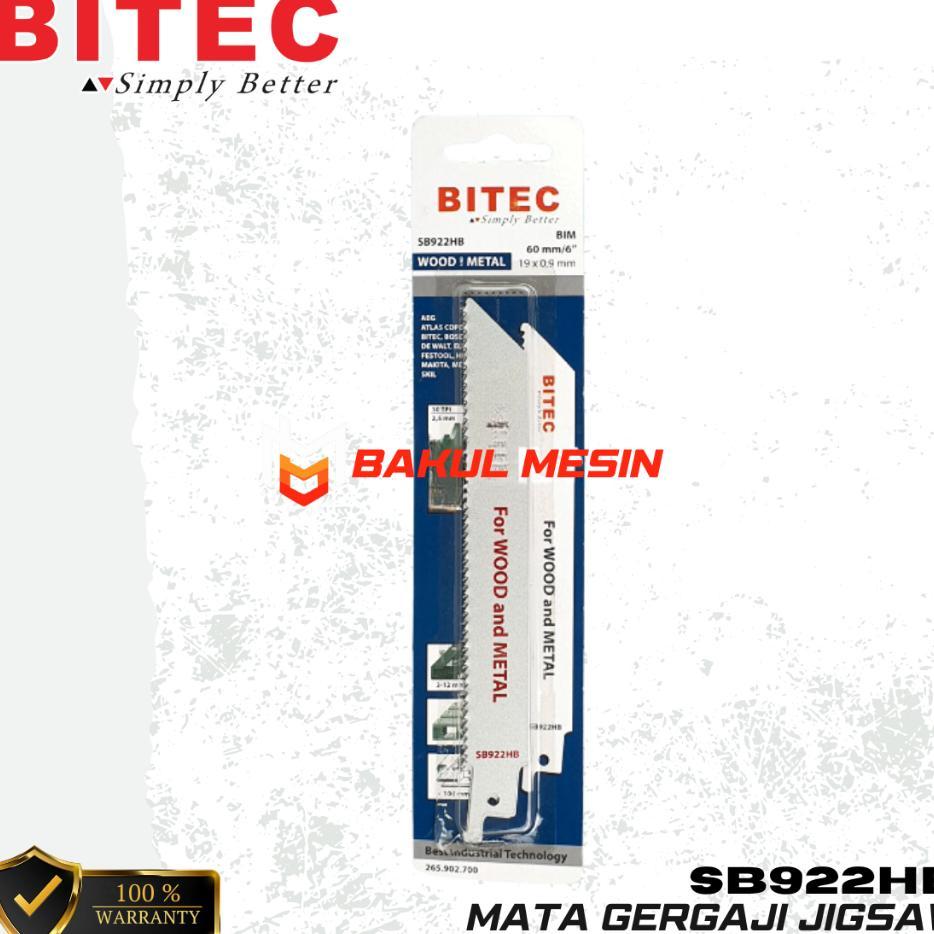 Mata Saw Blade Bitec Mata Reciprocating Kayu Besi Sb922Hb