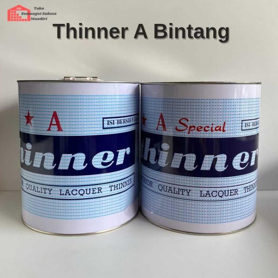 Thinner A Bintang 5 Liter [Thinner A Biasa/ Thinner A Special]