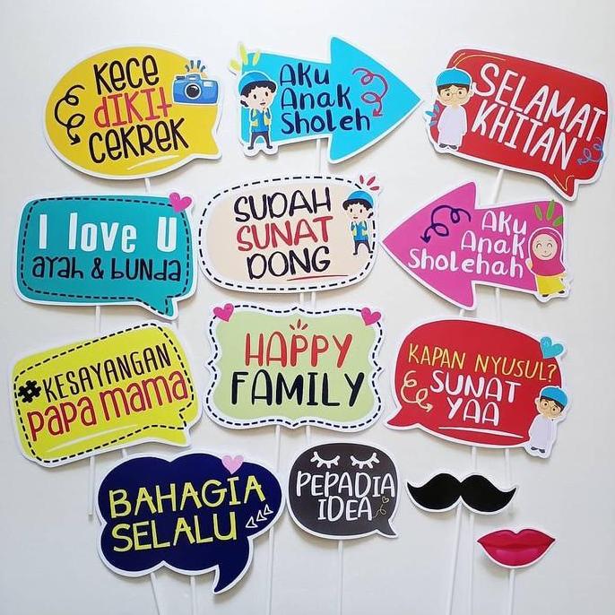 READY STOCK KHITAN PHOTO PROPS PHOTOBOOTH