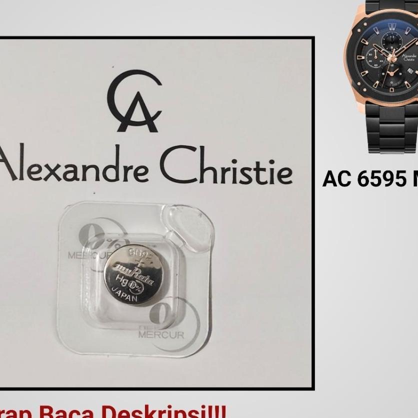 Baterai Jam Tangan Alexandre Christie Ac 6595 Mc