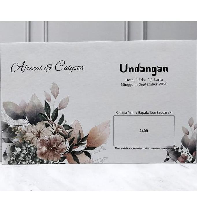 Blangko Undangan Erba 2409 Isi 100 Lembar