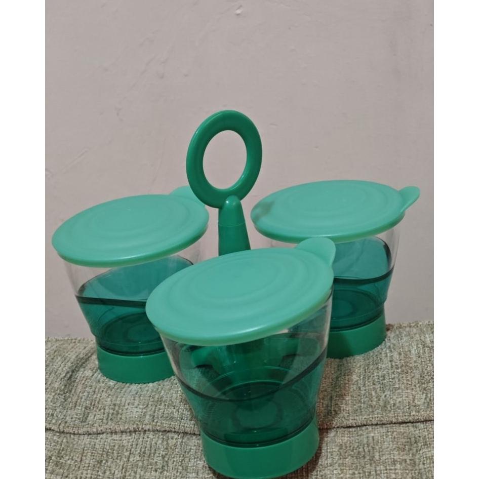 Blossom Condimate Set  Tupperware Tempat Bumbu Dapur, Rak Toples Bumbu Dapur