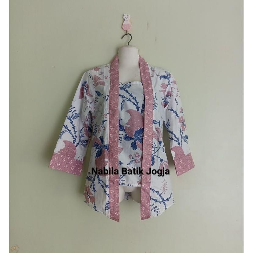 Blus Batik Model Kebaya Kutubaru / Kebaya Batik Katun