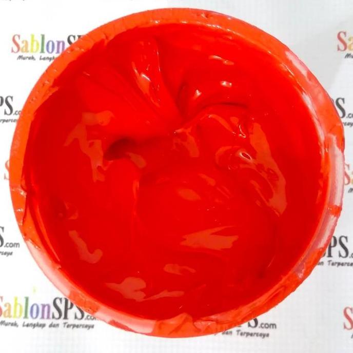 Describe- Tinta Sablon Distro Plastisol Red