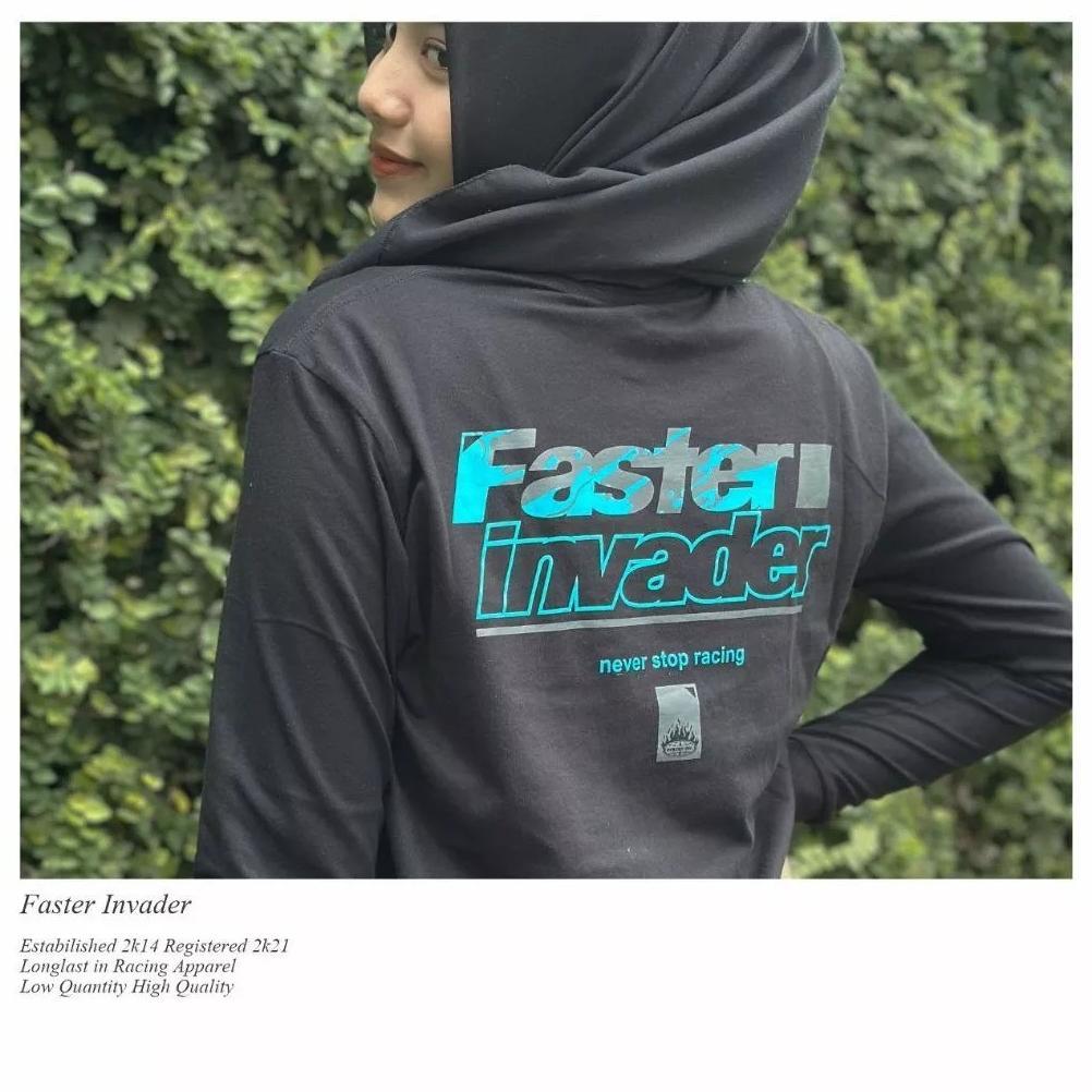 Diskon Kaos Lengan Panjang Faster Invader Fstr 541