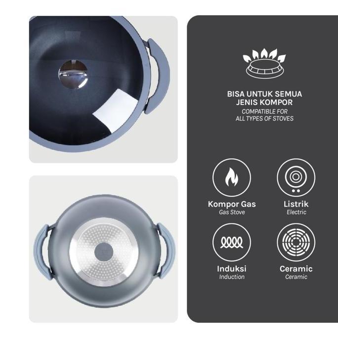 Zatura- Debellin Classic Wok Pan 36 Cm