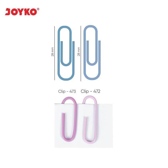 Joyko Paper Clip Colors / Klip Penjepit Kertas 1 PAK isi 150 Pcs