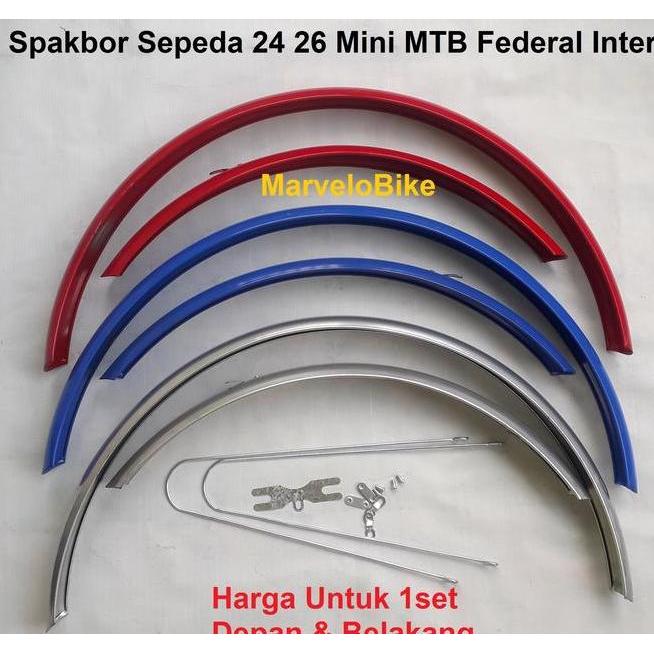 Fender Spakbor Sepeda 24 26 Mini Mtb Federal Inter Besi