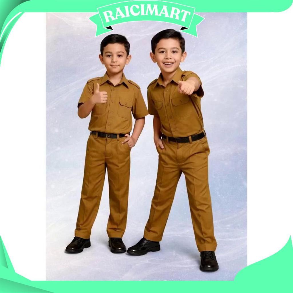 BAJU PROFESI ANAK PNS LAKI LAKI/CELANA SRAGAM PROFESI ANAK GURU KZPromo