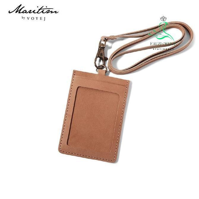 Maritim Kei Id Lanyard - Id Lanyard Kulit Asli