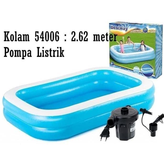Kolam Renang Anak Besar BESTWAY Kolam Renang Karet Jumbo Family Pool Dewasa