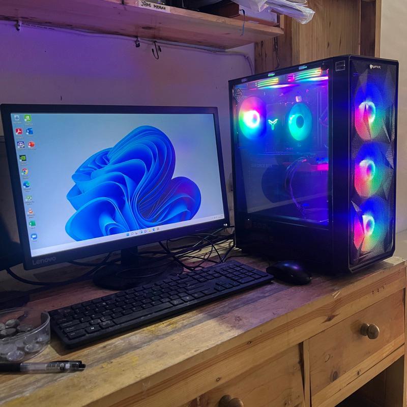 Pc Gaming & Design Amd Ryzen 5 5600G 5600Gt 5500Gt Ssd Nvme 1Tb Hdd 500Gb Led 24 Inch Gaming