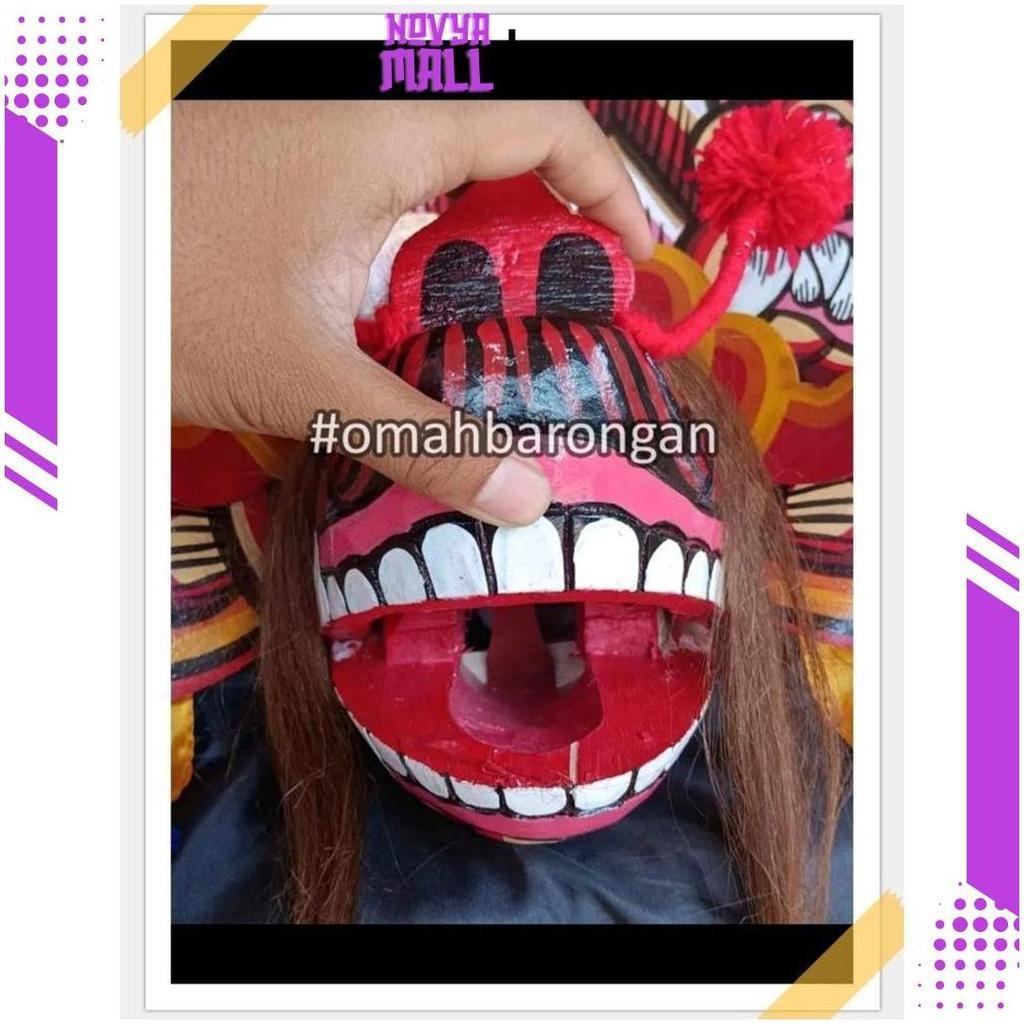 Barongan Anak Spons Jumbo Devil Naga Pedang Kucingan Kayu Premium Terbaru