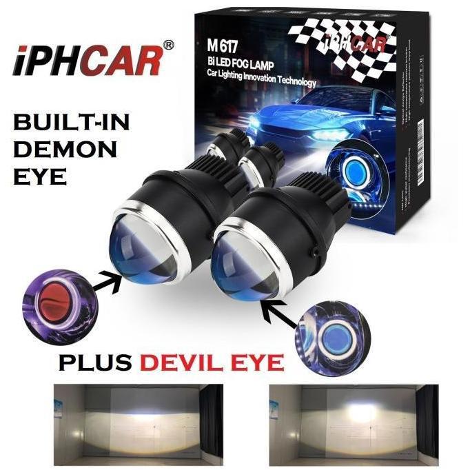 Lampu BILED FOGLAMP DEMON EYE M617 Iphcar devil eyes fog lamp projector projie