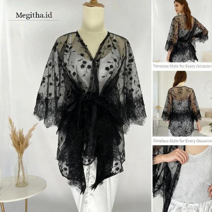 Outer Kebaya Hitam | Outer Kebaya Modern Outer Brukat Tille Kekinian By .Id Allshop