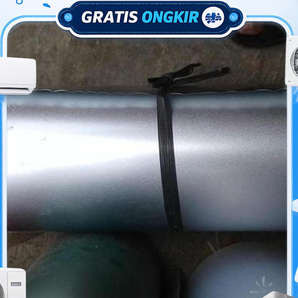 Seng Plat Galvalum 0.3 Mm Seng Lembaran Seng Talang Air Tinggi 60 Cm