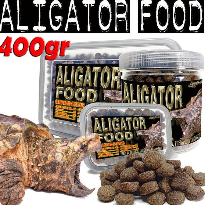 400 GR PAKAN PELET KURA CST COMMON SNAPPING TURTLE AST BULUS ALIGATOR FOOD PELLET KURAKURA AIR TURTL