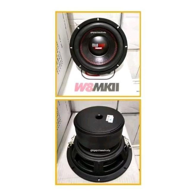 Promo Subwoofer Cello 8 Inch W8 Mkii Subwoofer 8 Inch Cello W8Mkii Car
