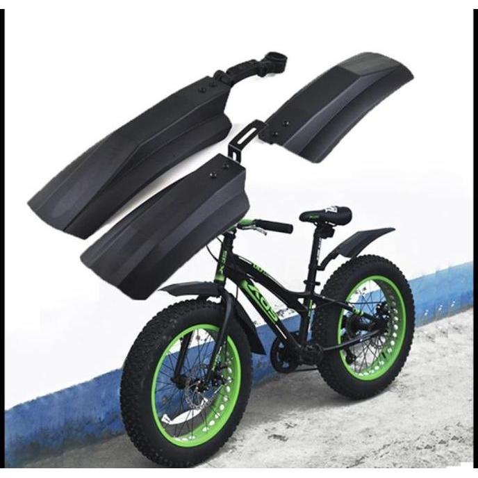 cleoncuan / spakbor mudguard fender sepeda MTB Fatbike 4.0 depan belakang 2pcs Diskon