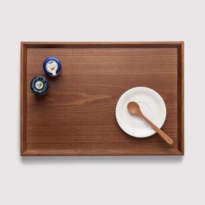 Baki Kayu Nampan / Papan Tray / Display Roti / Nampan Kayu Serbaguna TU