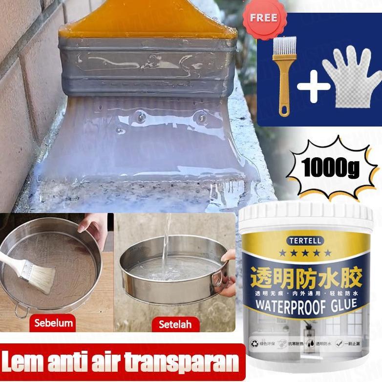 Lem Anti Air Anti Bocor Lem Bening Transparan Lem Waterproof Super Kuat Anti Bocor Atap Rumah Tahan 