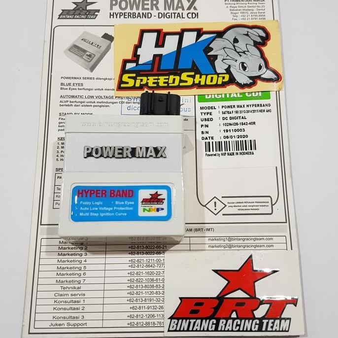 CDI BRT POWER MAX HYPERBAND - NEW SATRIA FU 2013