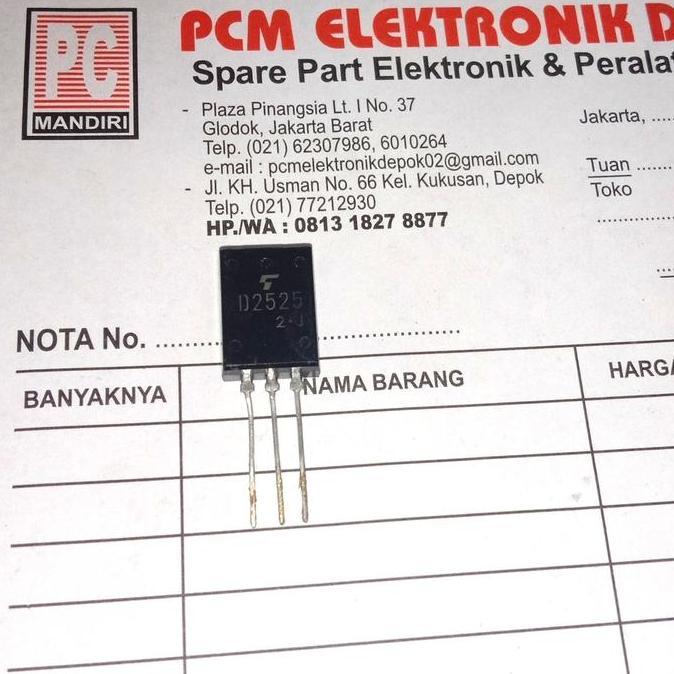 D2525 2SD2525 D 2525 2SD 2 SD2525 ORIGINAL TRANSISTOR TO220 TO-220 D'90
