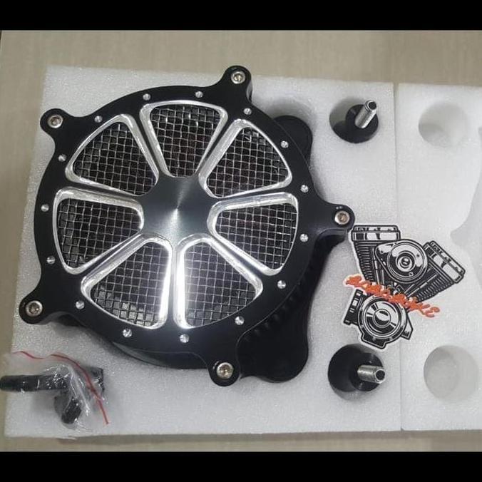 Air filter harley touring dyna softail fatboy filter udara billet