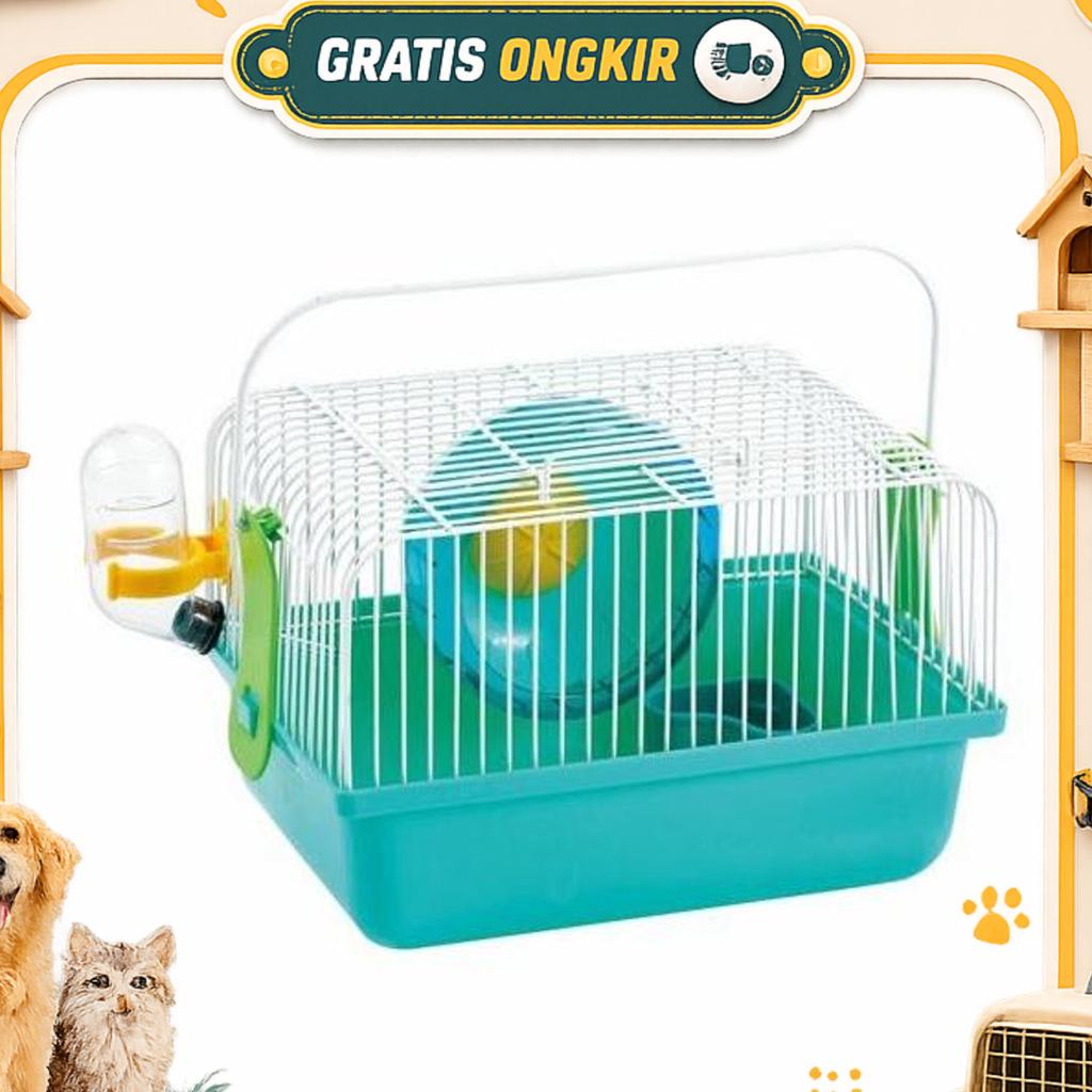 Kandang Hamster Kecil Alex Prince Princess Portable Cage Al128 Al129