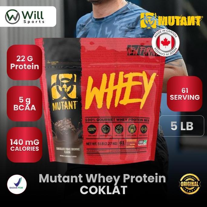 Mutant Whey Protein 5Lb Suplemen Protein Untuk Meningkatkan Pertumbuhan Otot