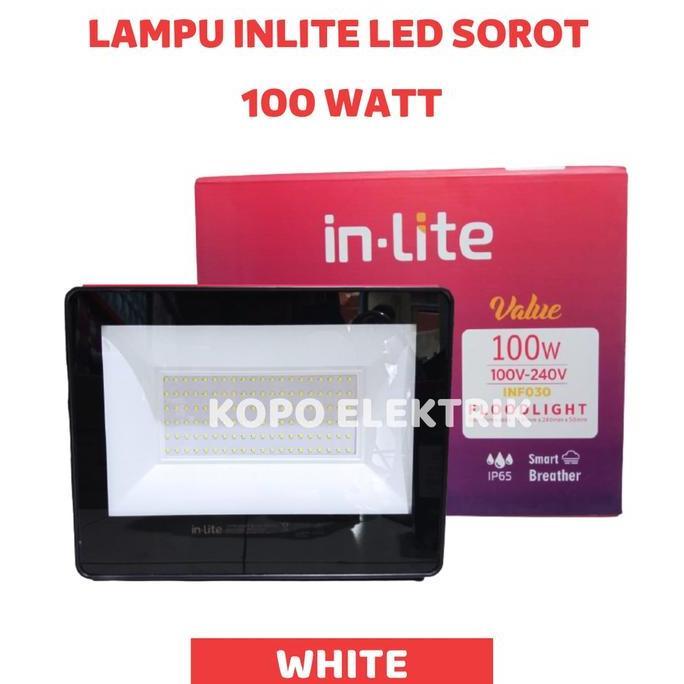 Zaito- Inlite Lampu Sorot 100 Tt Led Inlite Sorot Value Floodlht