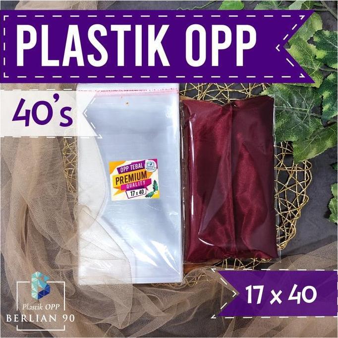 Savexz- Plastik Opp Lem 17X40 Cm Tebal 40 Micron / Plastik Opp Seal