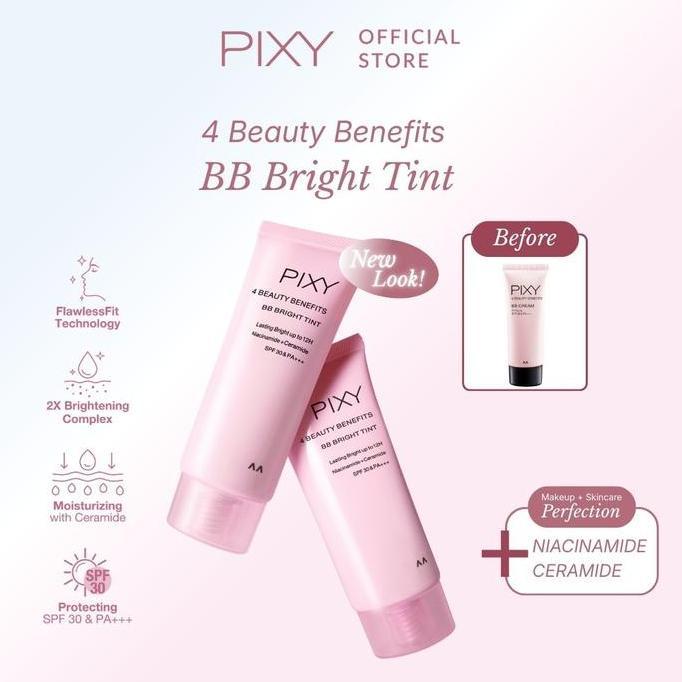 PIXY 4 Beauty Benefits BB Bright Tint 202N Ochre ( BB Cream 01 Ochre )