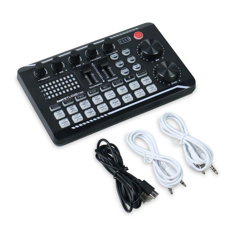 Paket Live Streaming Rekaman Hemat [2] Bm800 + Audio Soundcard V8 V8S V8 Plus F998